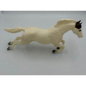 Breyer Classic Rearing Stallion #180 White/Alabaster w Brown Forelock Vintage